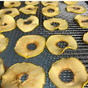 Manzana nacional deshidratada artesanal Juisanni snack saludable México.